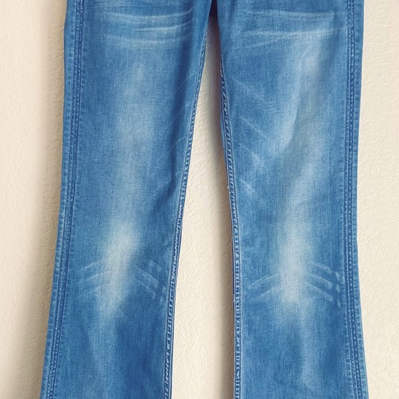 HUDSON Jeans Signature Flap Pocket Bootcut Jeans Denim Size 26 Boho Beachy - Picture 4 of 14